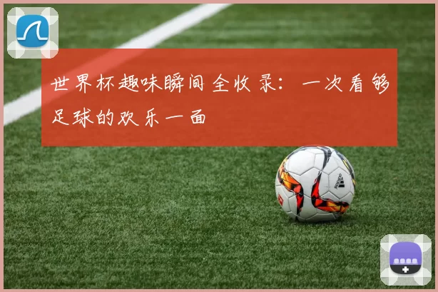 世界杯趣味瞬间全收录：一次看够足球的欢乐一面