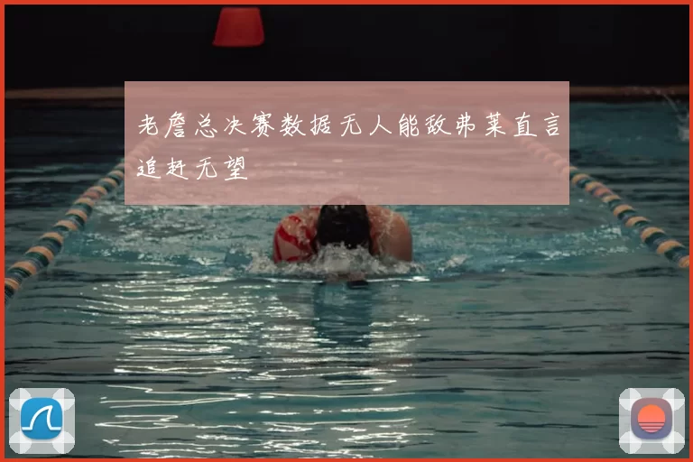 老詹总决赛数据无人能敌弗莱直言追赶无望