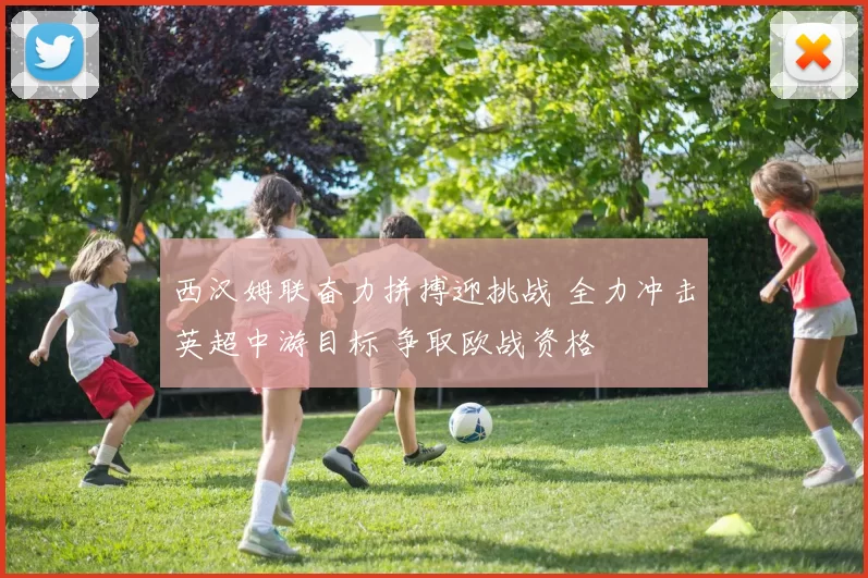 西汉姆联奋力拼搏迎挑战 全力冲击英超中游目标 争取欧战资格