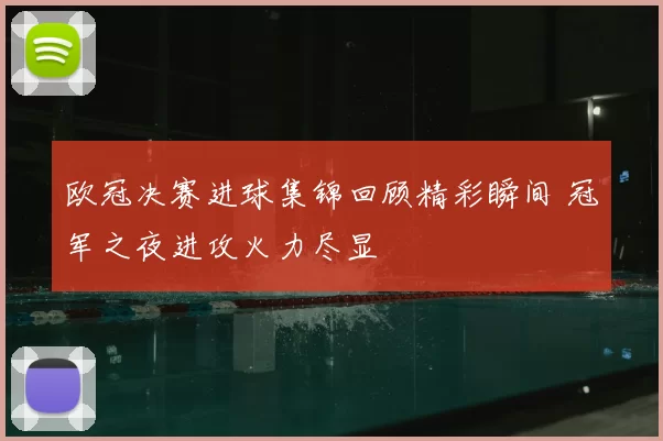 欧冠决赛进球集锦回顾精彩瞬间 冠军之夜进攻火力尽显