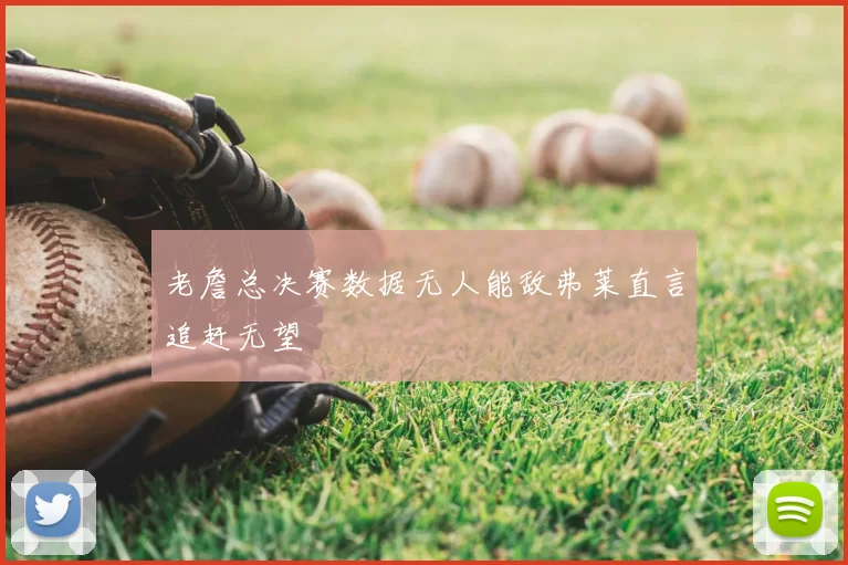 老詹总决赛数据无人能敌弗莱直言追赶无望