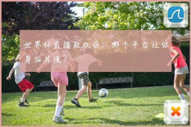 世界杯直播狂欢夜:哪个平台让你身临其境?